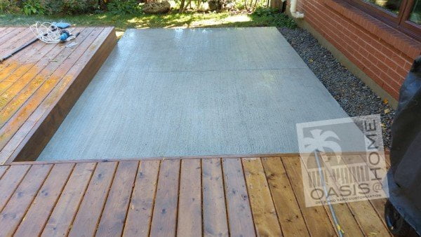Concrete pad